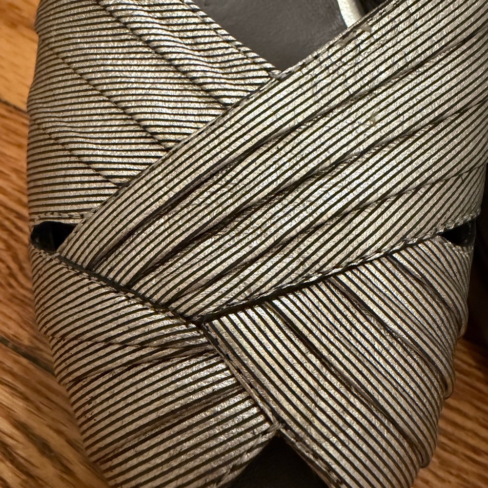Cole Haan Women's Metallic Gray Mules - Picture 6 of 6